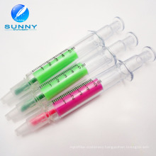 Customized Cheap Colorful Syringe Highlighter Marker Set for Promotion